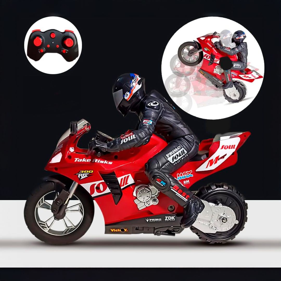 لعبة دراجة نارية مع جهاز تحكم عن بعد - 7