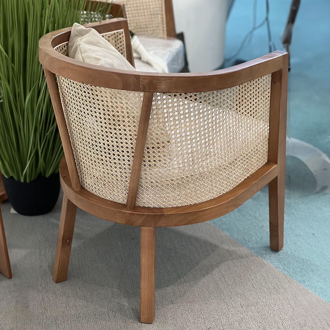 Side Table With Two Rattan Chairs product thumbnail 15