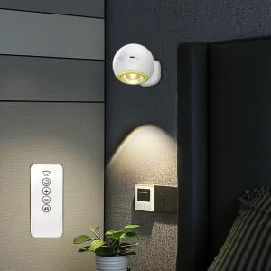 مصباح جداري LED بحساس و ريموت - 3