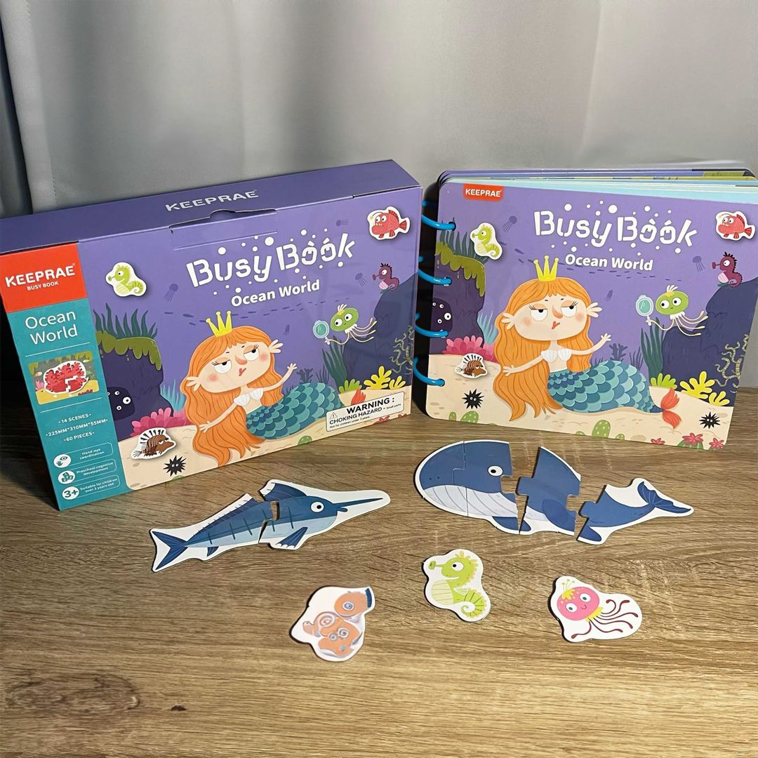 كتاب ملصقات الكائنات البحرية التعليمي - 10