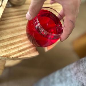 ستاند أرجيلة خشبي فاخر بسطح مقسّم للتسالي من روح - 2