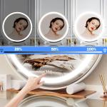 مرآة مكياج دائرية مضيئة - 7