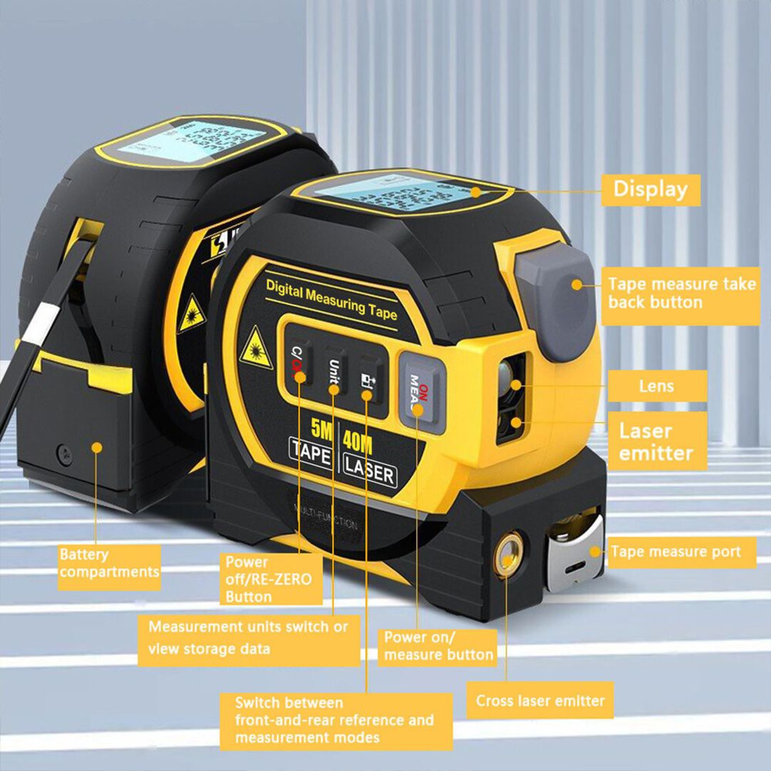 Laser Tape Measure With Digital Display product thumbnail 8