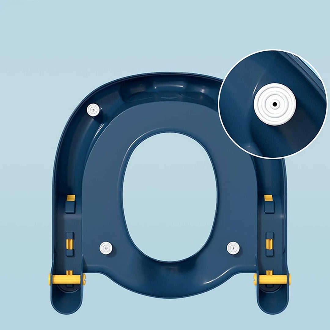 مقعد تدريب على الحمام مع سلم - 5