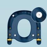 مقعد تدريب على الحمام مع سلم - 5