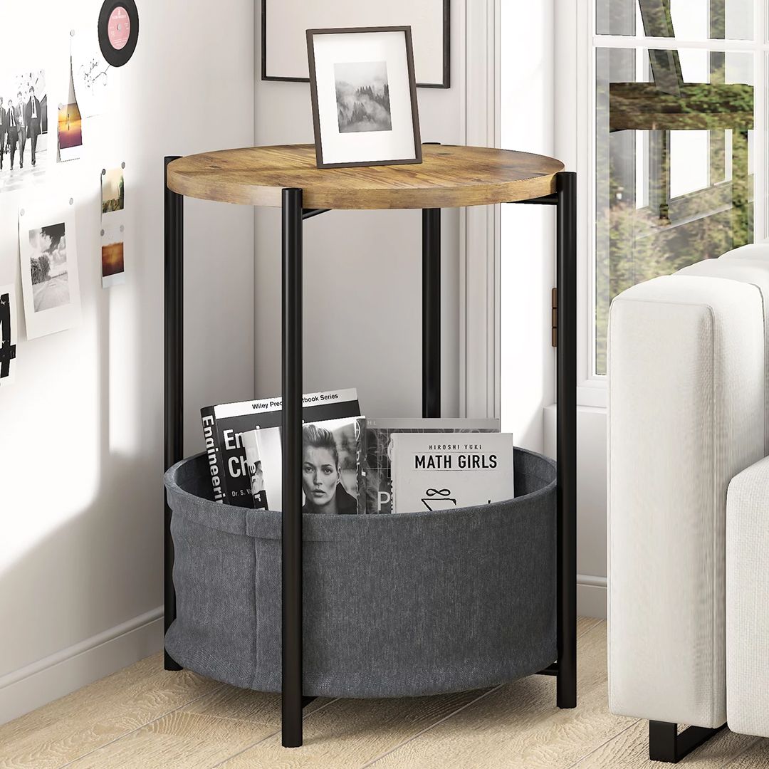 Side Table with Basket for Books product thumbnail 3