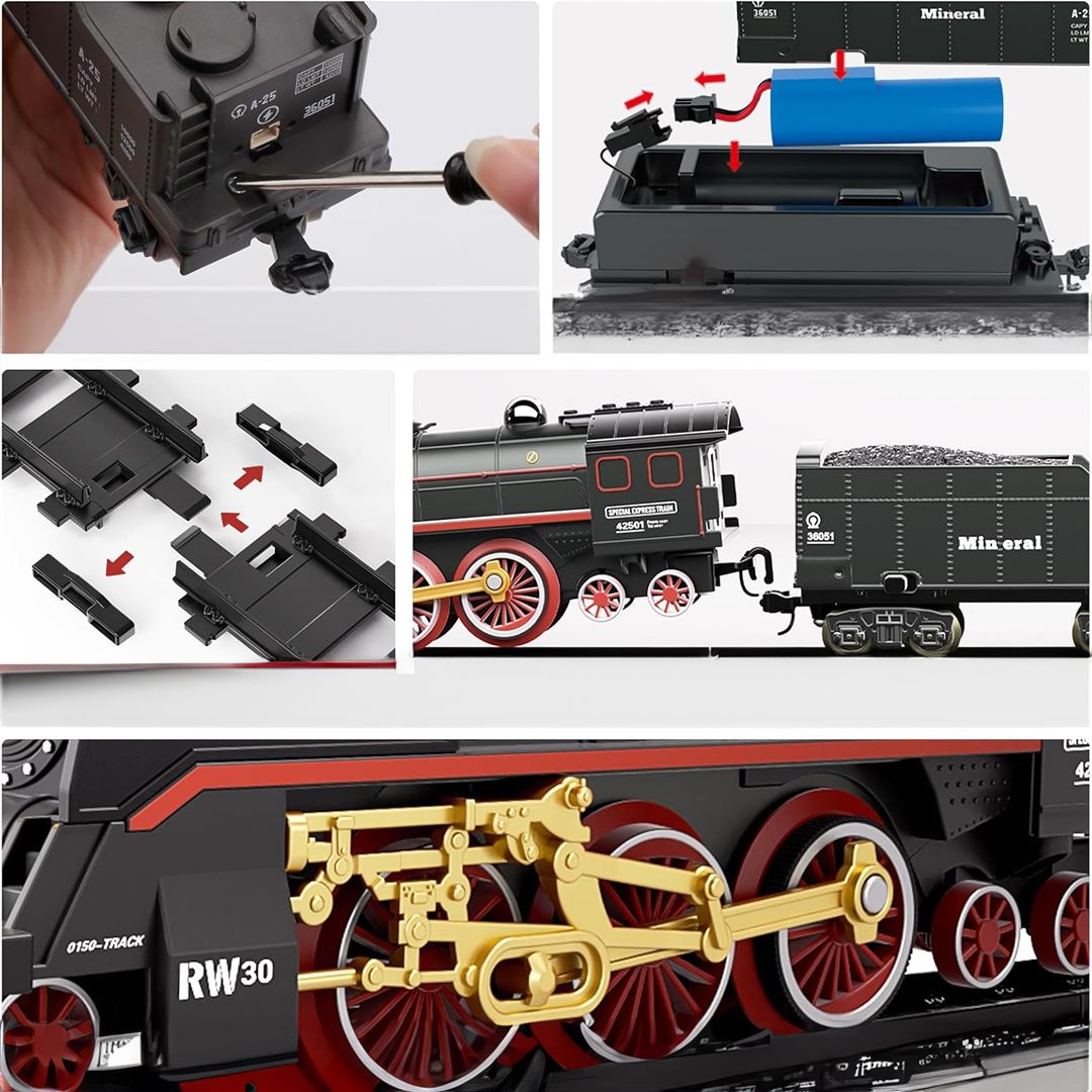 لعبة قطار كهربائي كلاسيكي - 5