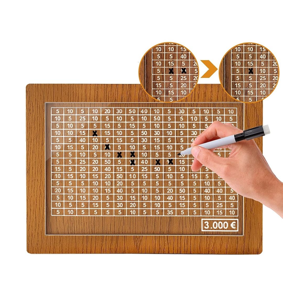 حصالة خشبية مع عداد - 3