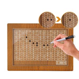 حصالة خشبية مع عداد - 4