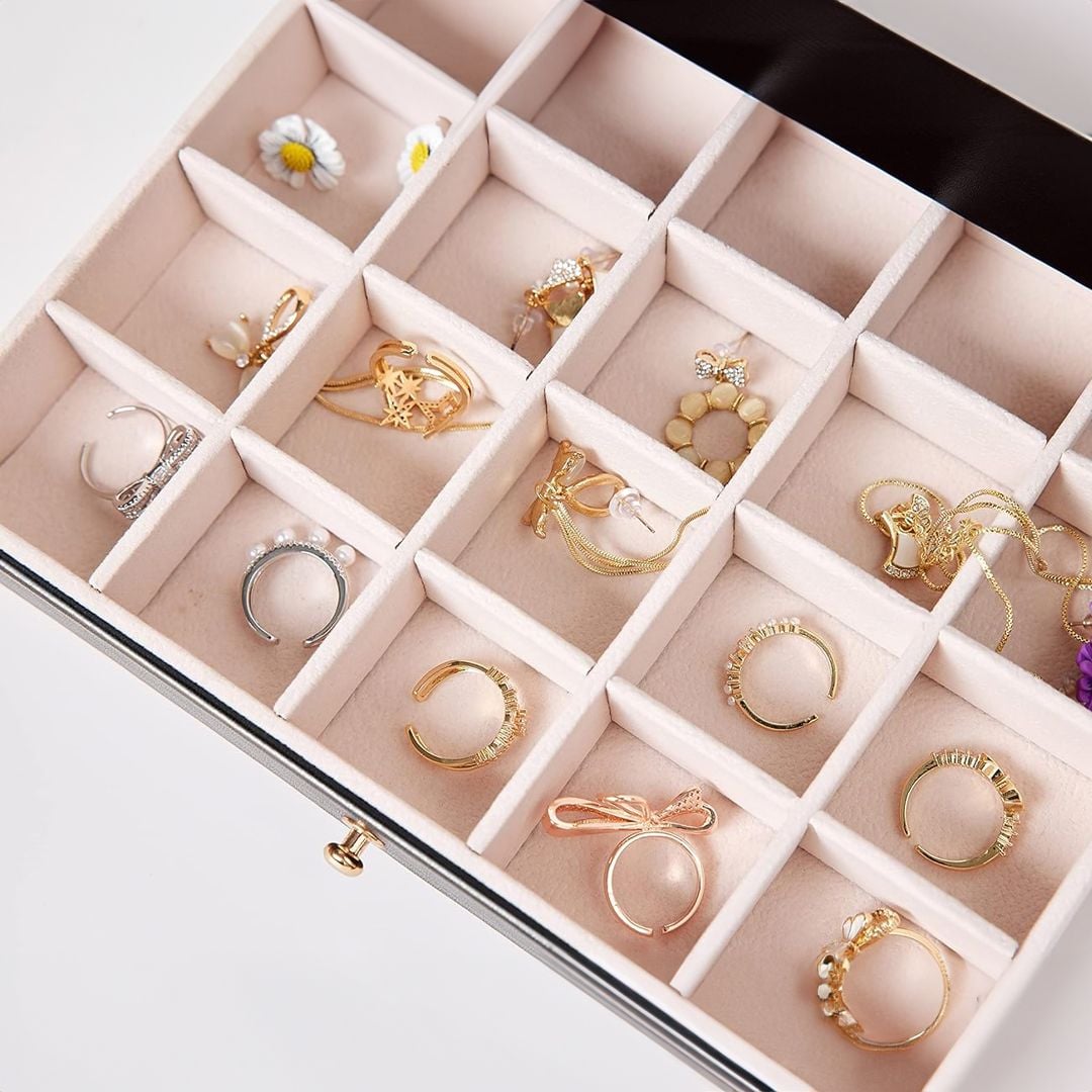 Three-Layer Retro Jewelry Box product thumbnail 8