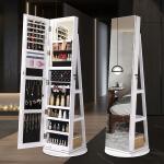 مرآة مع خزانة مجوهرات مضيئة	 - 1