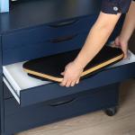 سلة غسيل ثلاثية مع غطاء ضد الماء - 11