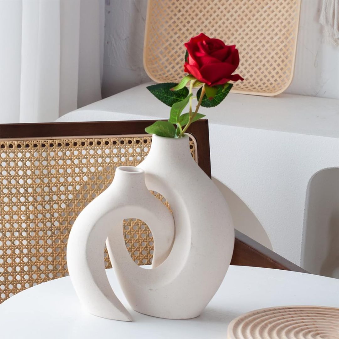 Ceramic Vase with Interlocking Design product thumbnail 16
