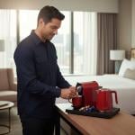 ركن ضيافة فندقي متكامل لتحضير المشروبات - 7