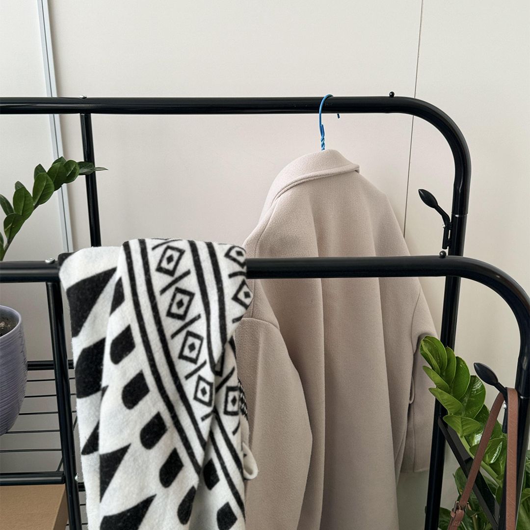 Clothes Stand With Shelves and Hanger product thumbnail 4
