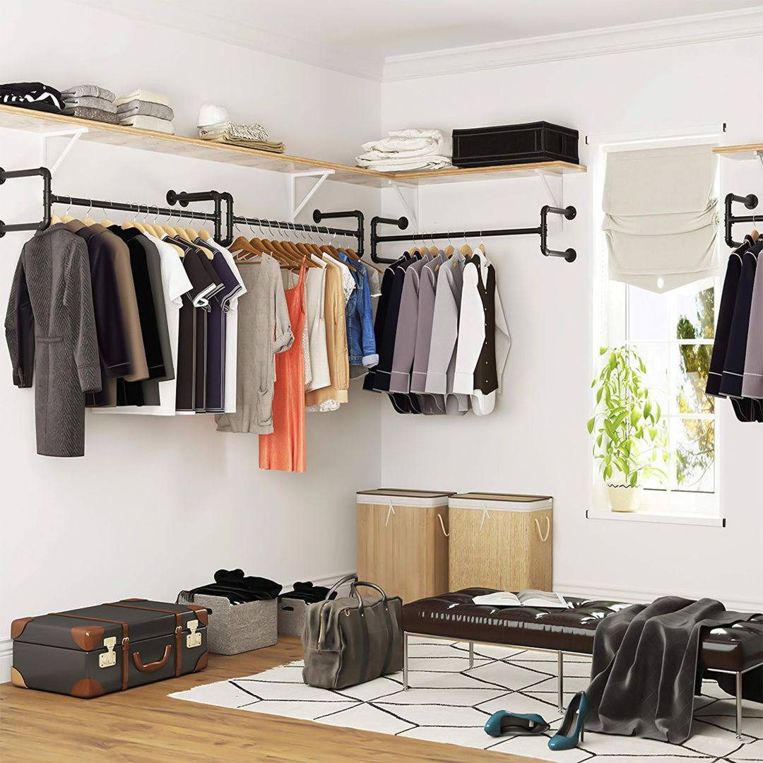Industrial Pipe Clothing Rack product thumbnail 18
