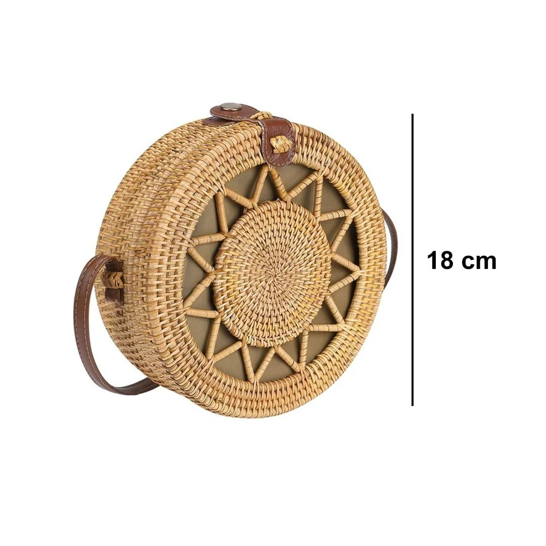 Handmade Rattan Shoulder Bag product thumbnail 16