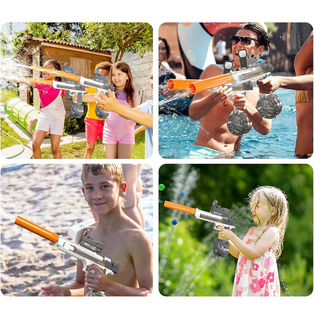 مسدس مائي أوتوماتيكي بسعة كبيرة - 8