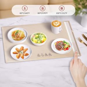 لوح تسخين الطعام السيليكون القابل للطي