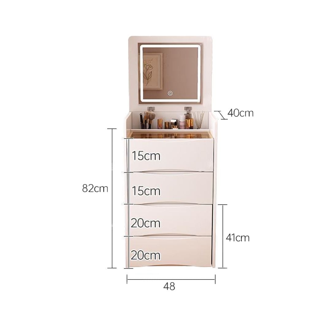 Vanity table with lighted mirror product thumbnail 11