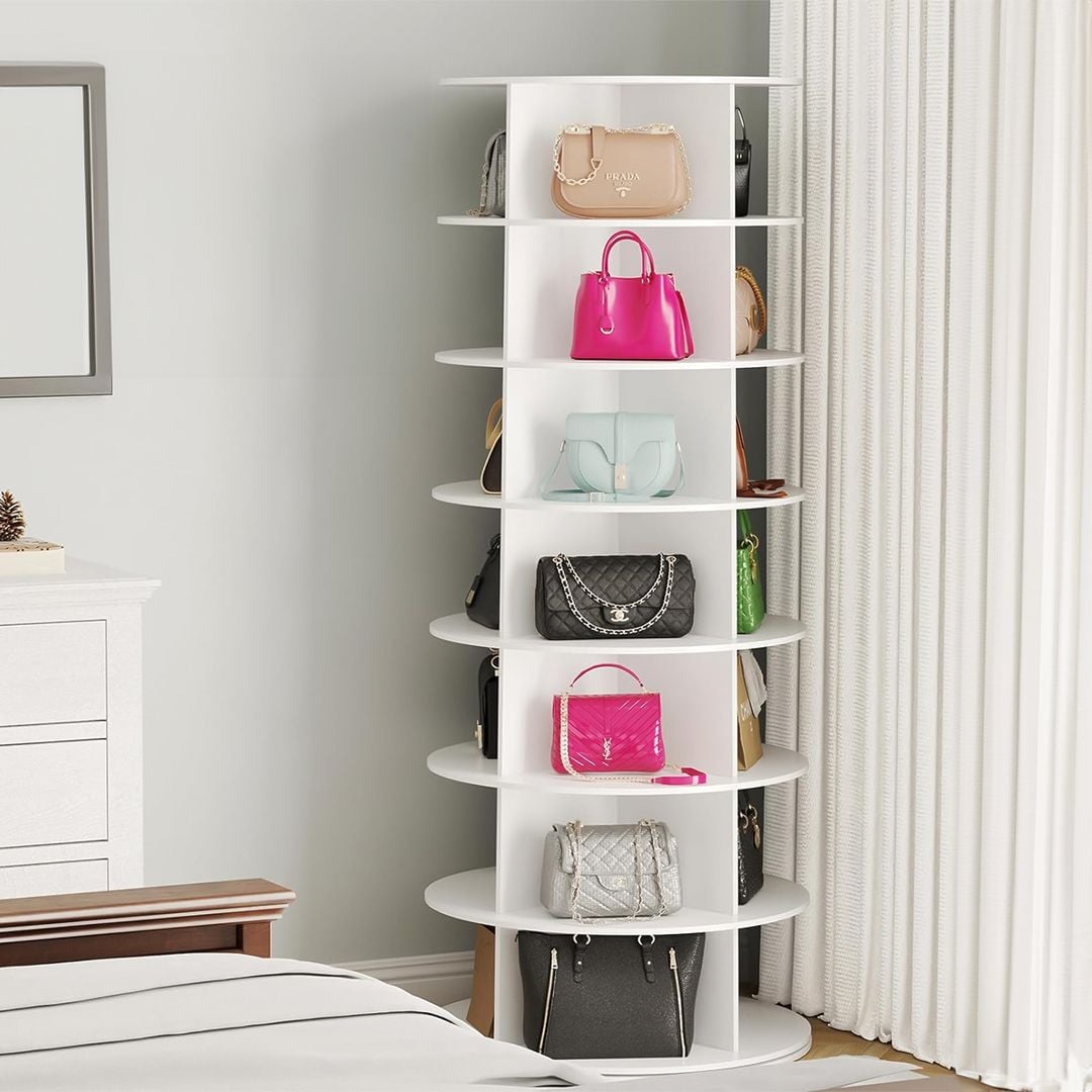 خزانة أحذية دوارة متعددة الطبقات - 2