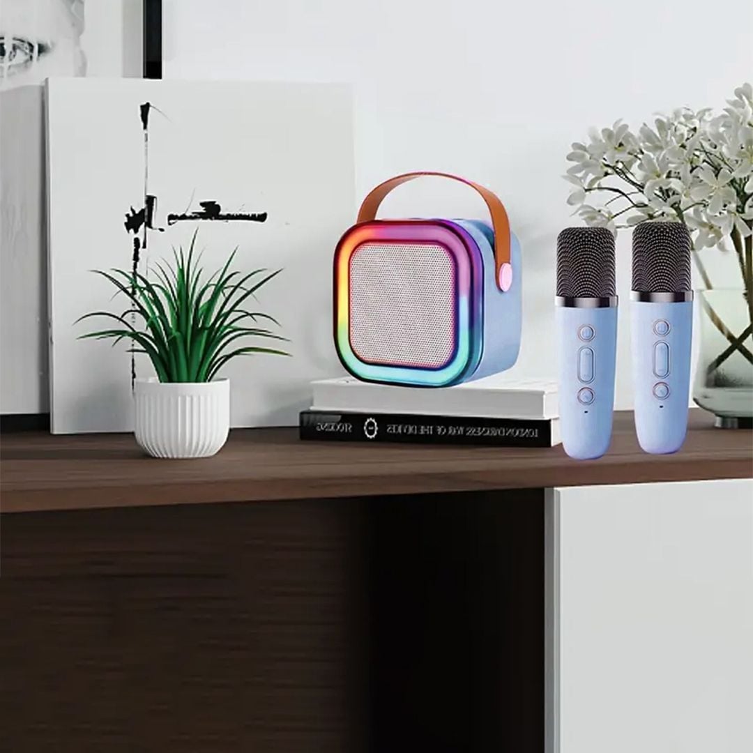 سماعة كاريوكي محمولة مع ميكروفون عدد 2 - 13