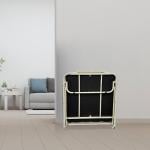 سرير قابل للطي مع فرشة مدمجة - 4