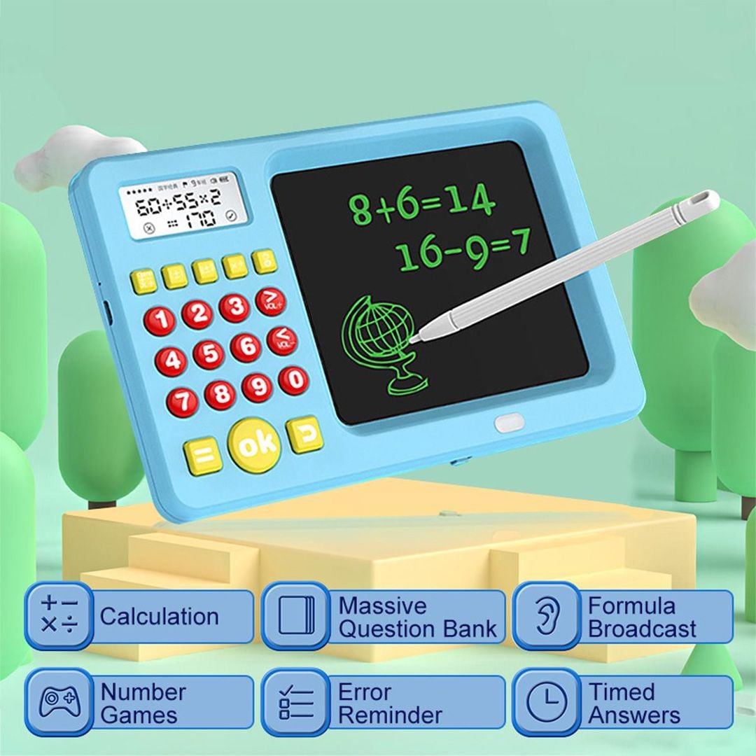 لوح تعليمي مع حاسبة لتعلم الرياضيات للأطفال - 9