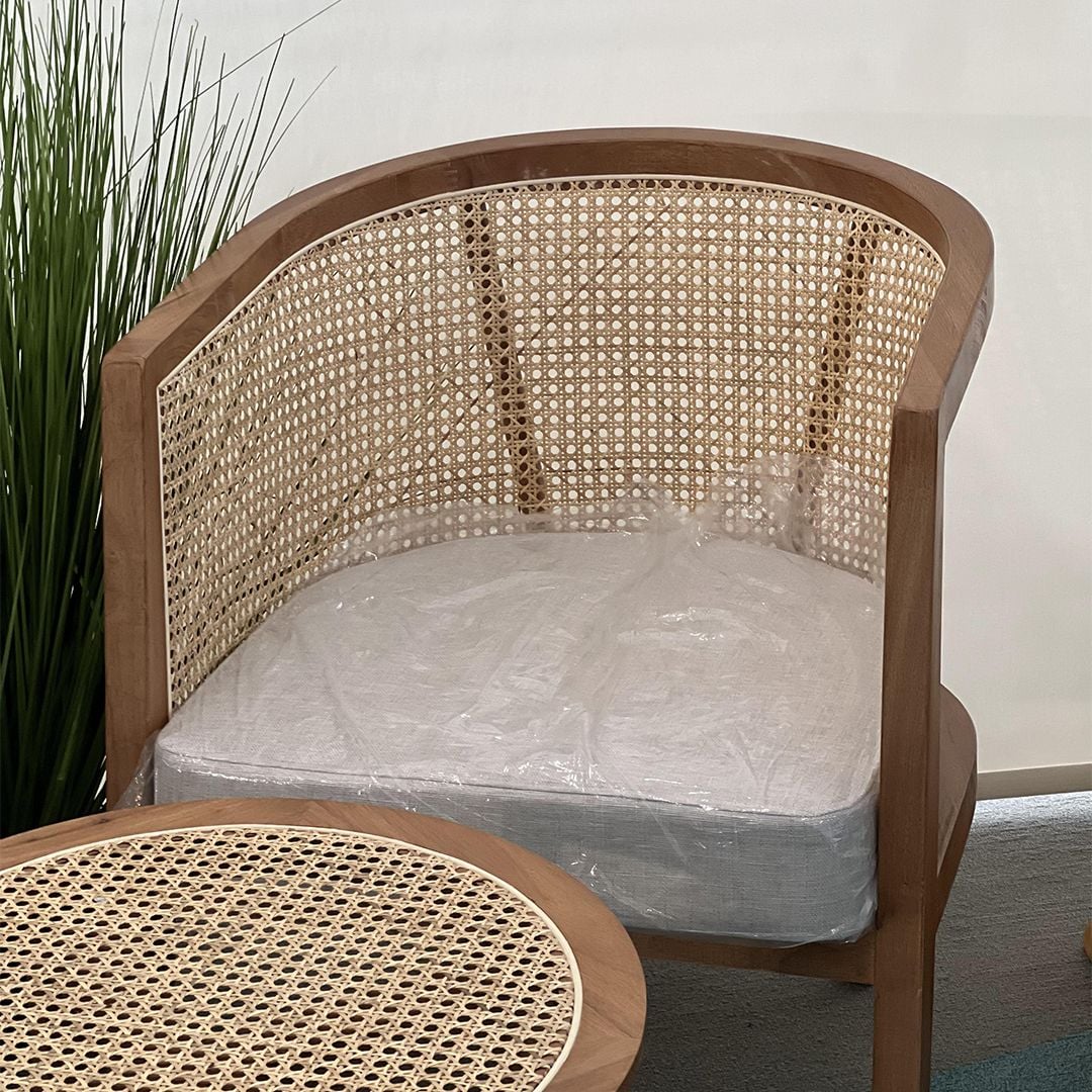 Side Table With Two Rattan Chairs product thumbnail 16