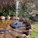 النافورة المُضيئة على الطاقة الشمسية - 3