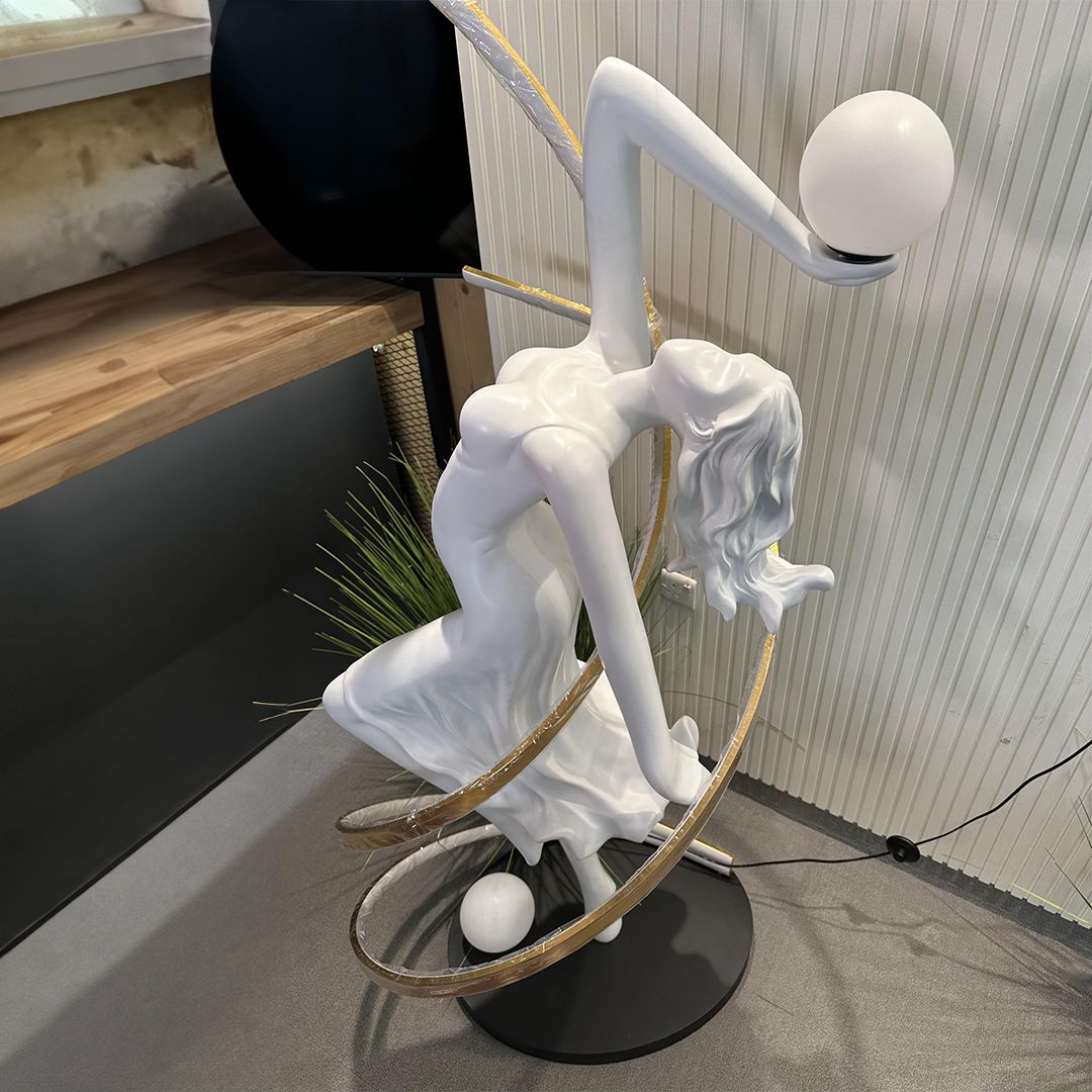 Lamp with Base In the Shape Of a Dancing Figurinec product thumbnail 4