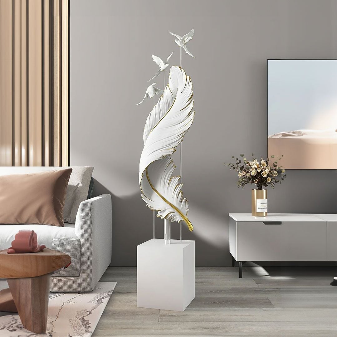 Feather Decor Statue With Bluetooth product thumbnail 6