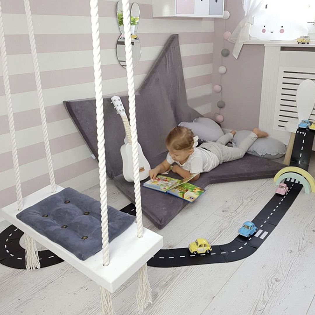 Children's wooden swing product thumbnail 2