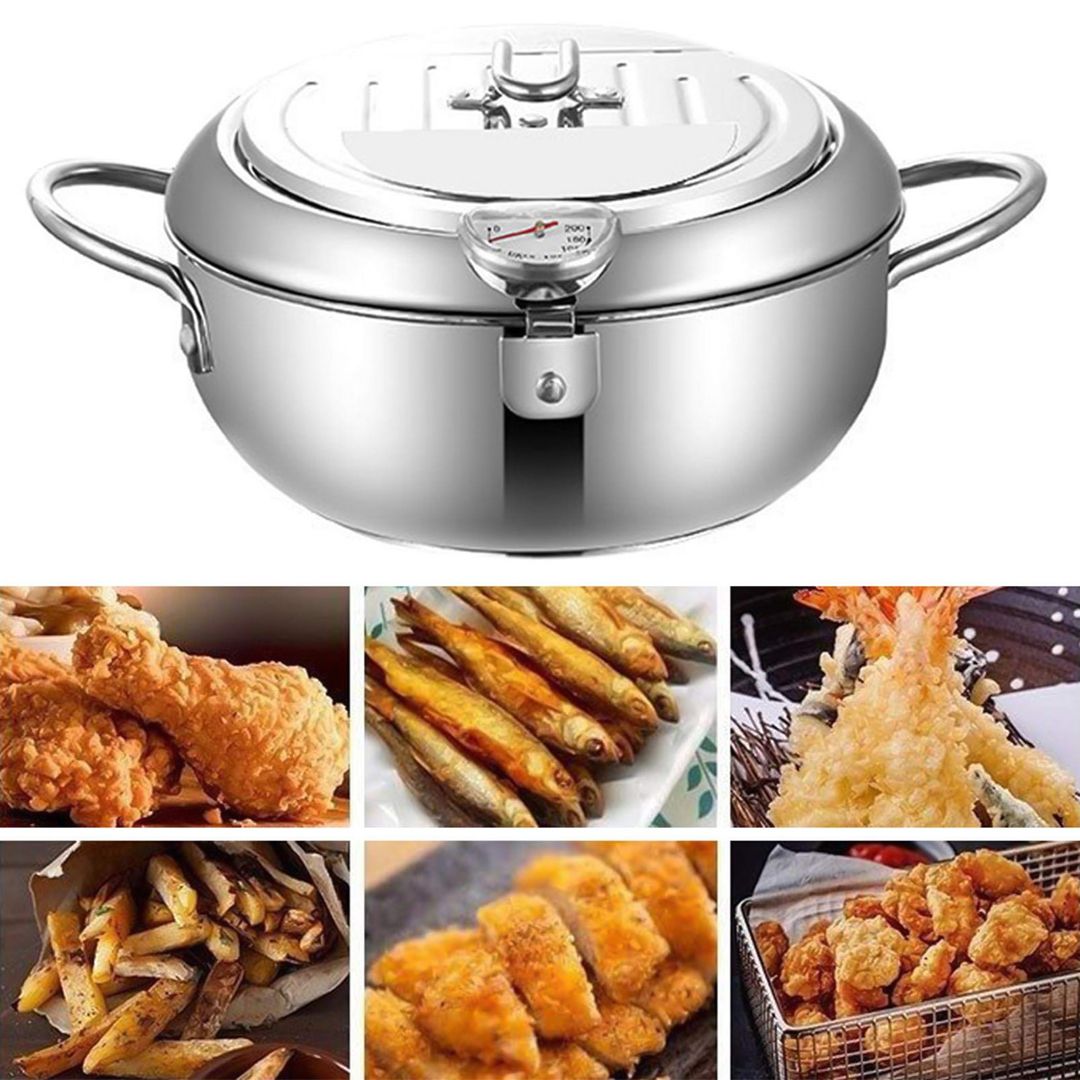 Stainless Steel Deep Frying Pot product thumbnail 16