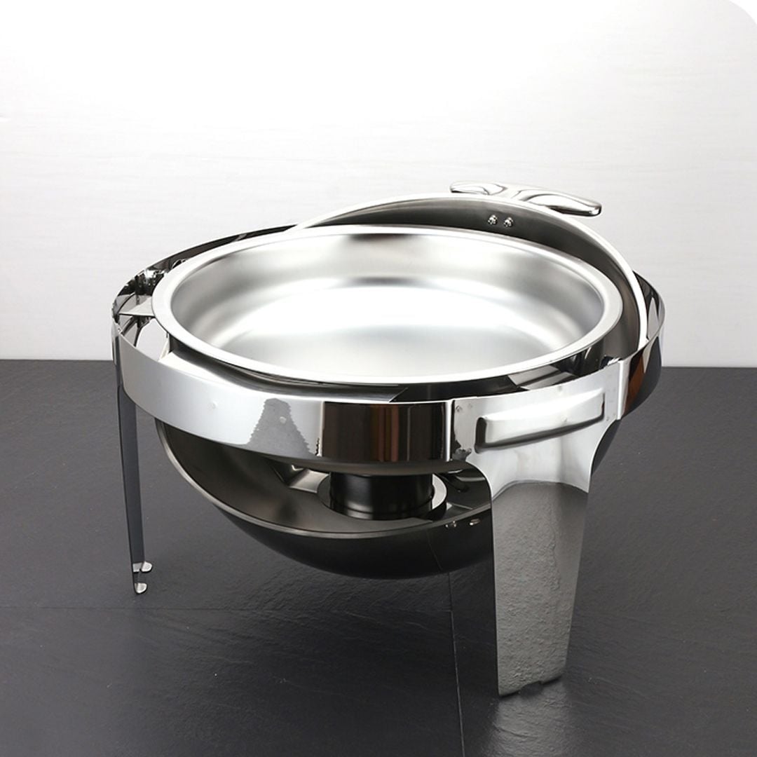 موقد بوفيه مُستدير ستانلس ستيل - 6