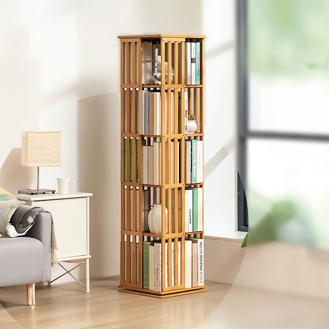 Rotating Bamboo Bookshelf product thumbnail 5