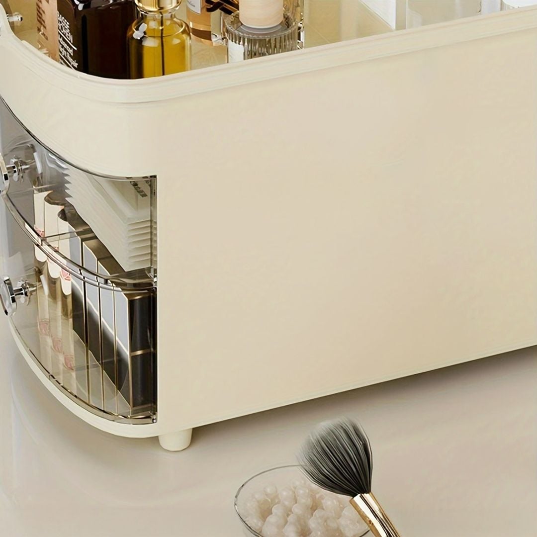 حافظة مكياج أنيقة مع غطاء شفاف - 8