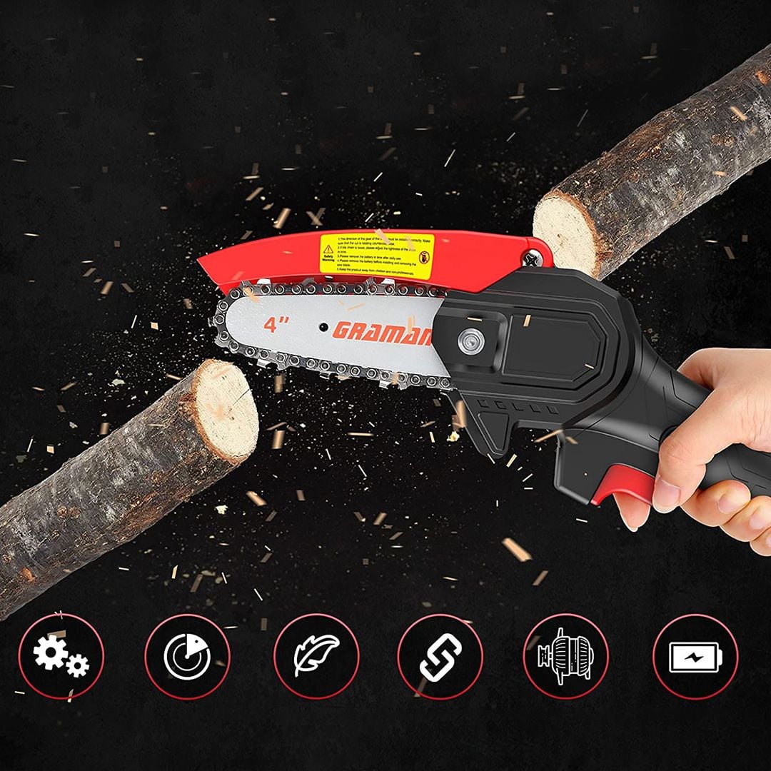 Cordless Handheld Chainsaw - 4 Inch product thumbnail 2