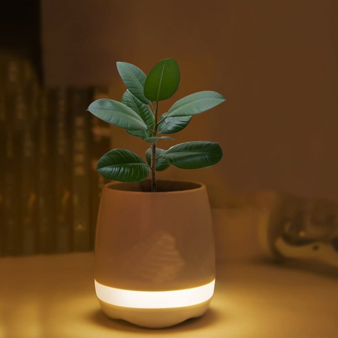 Flower Pot Bluetooth Speaker With Plant product thumbnail 12
