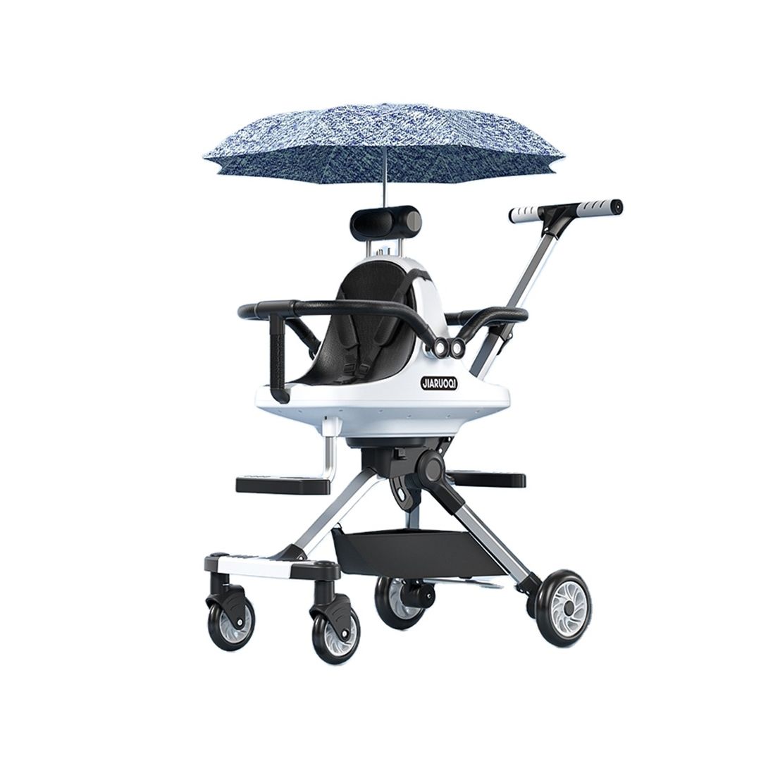 عربة أطفال مزدوجة بأربع عجلات كبيرة	 - 12