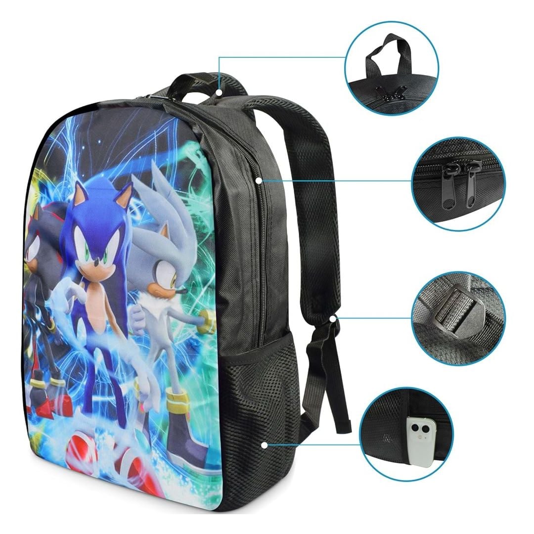 حقيبة ظهر سونيك للأطفال - 7