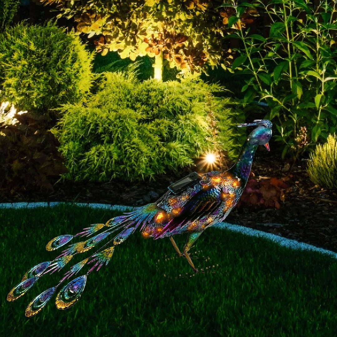 Peacock Statues with Solar Lights product thumbnail 17
