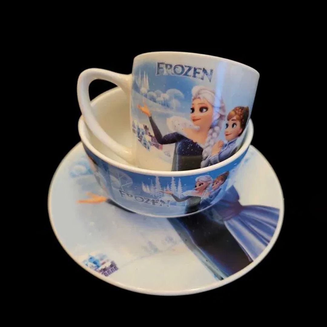 أدوات طعام للأطفال بتصميم Frozen - 4