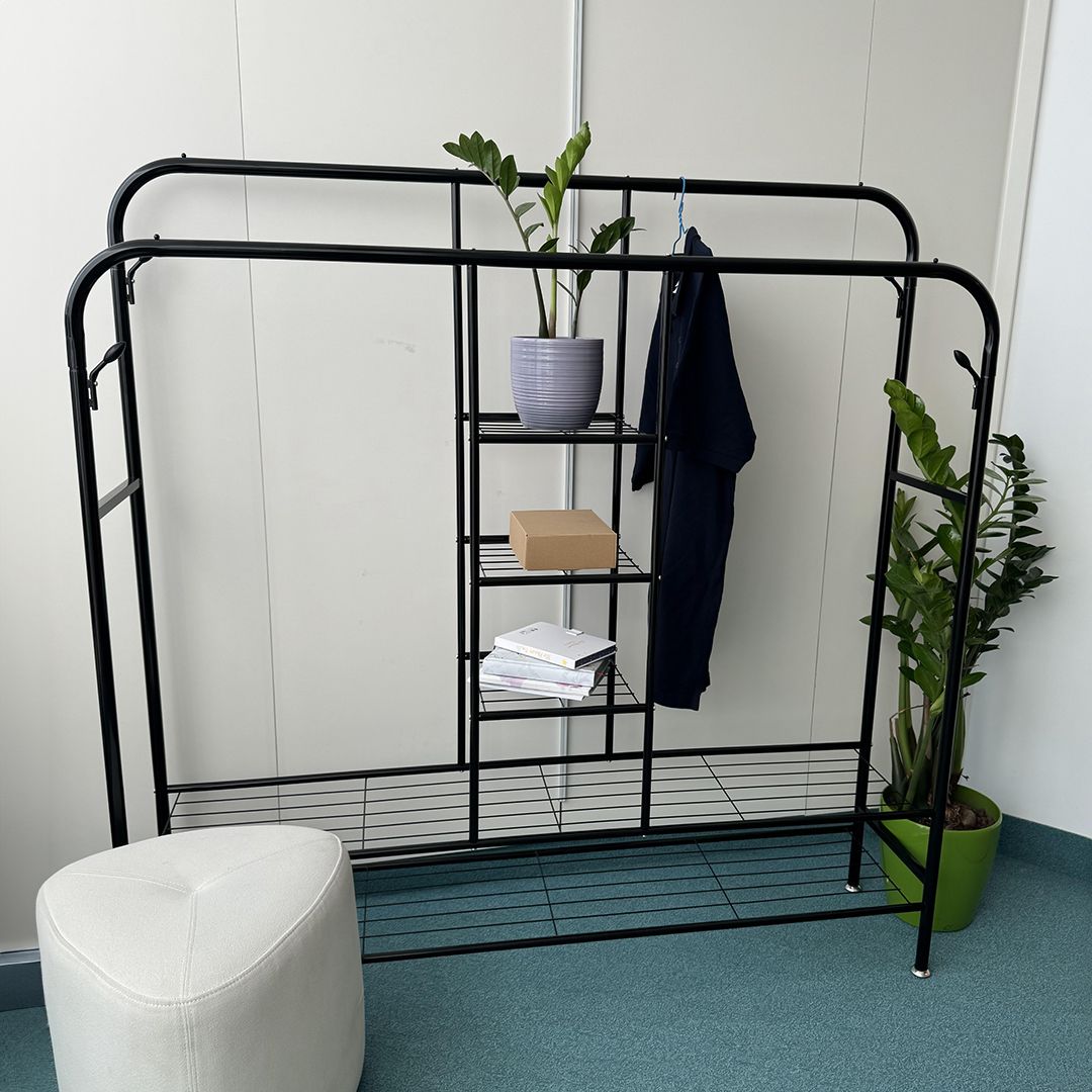 Clothes Stand With Shelves and Hanger product thumbnail 3