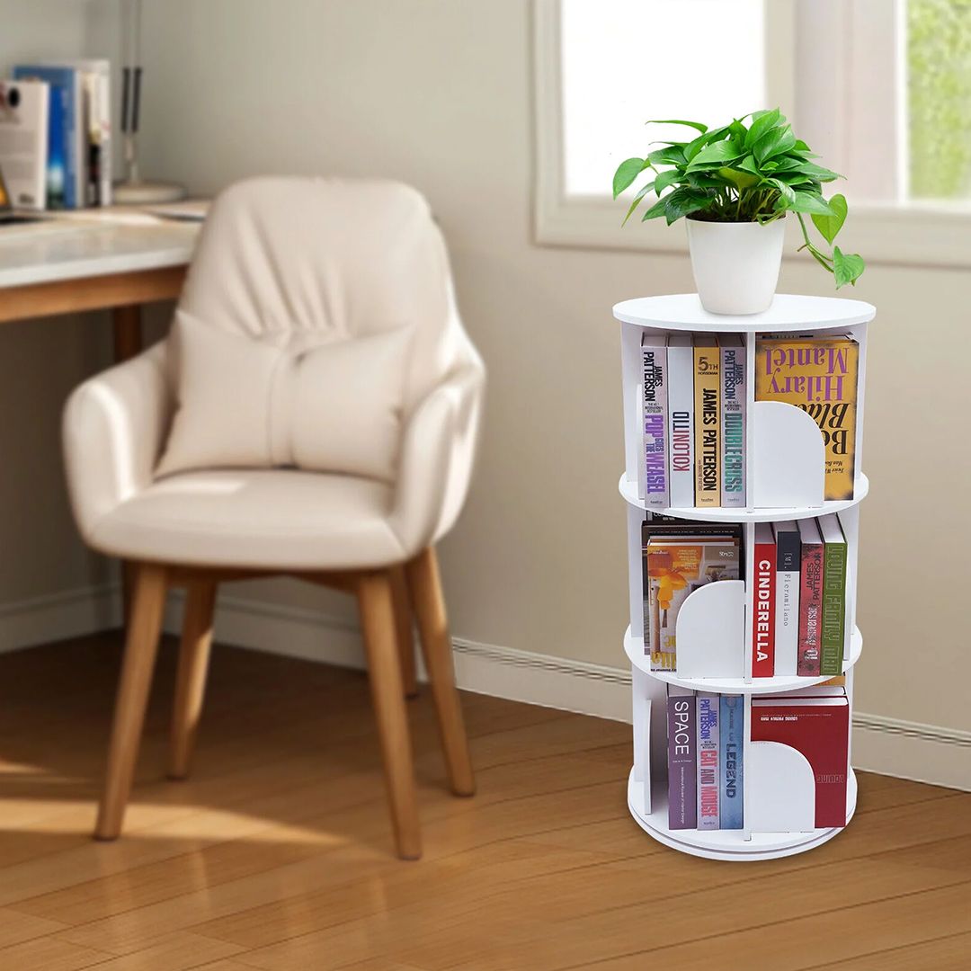 Wooden Library with Swivel Base- 3 Layers product thumbnail 9