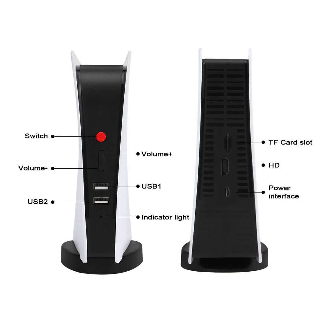 Video Game Console with Two Controllers - 12