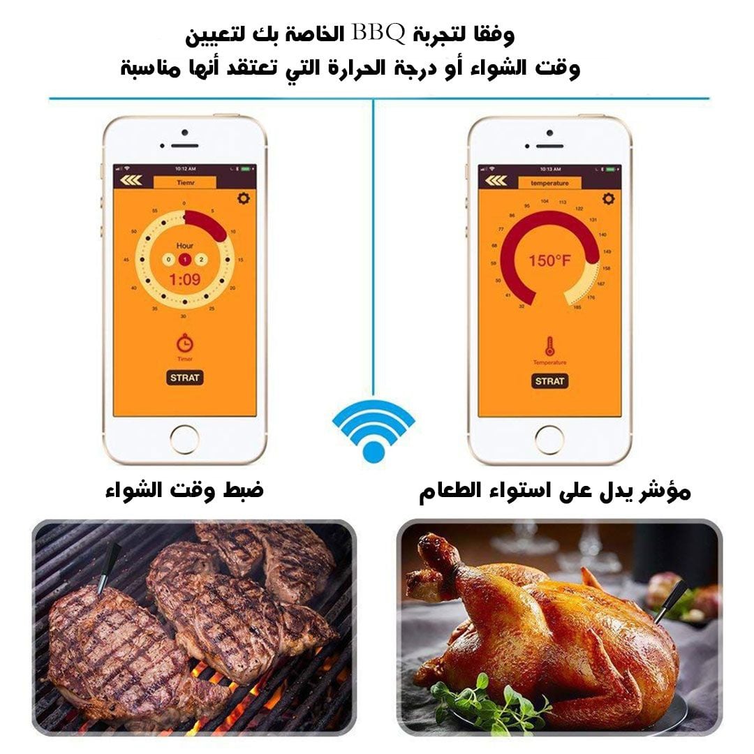 Wireless Cooking Thermometer - 24