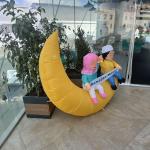 مُجسم الهلال المضيء القابل للنفخ - 7