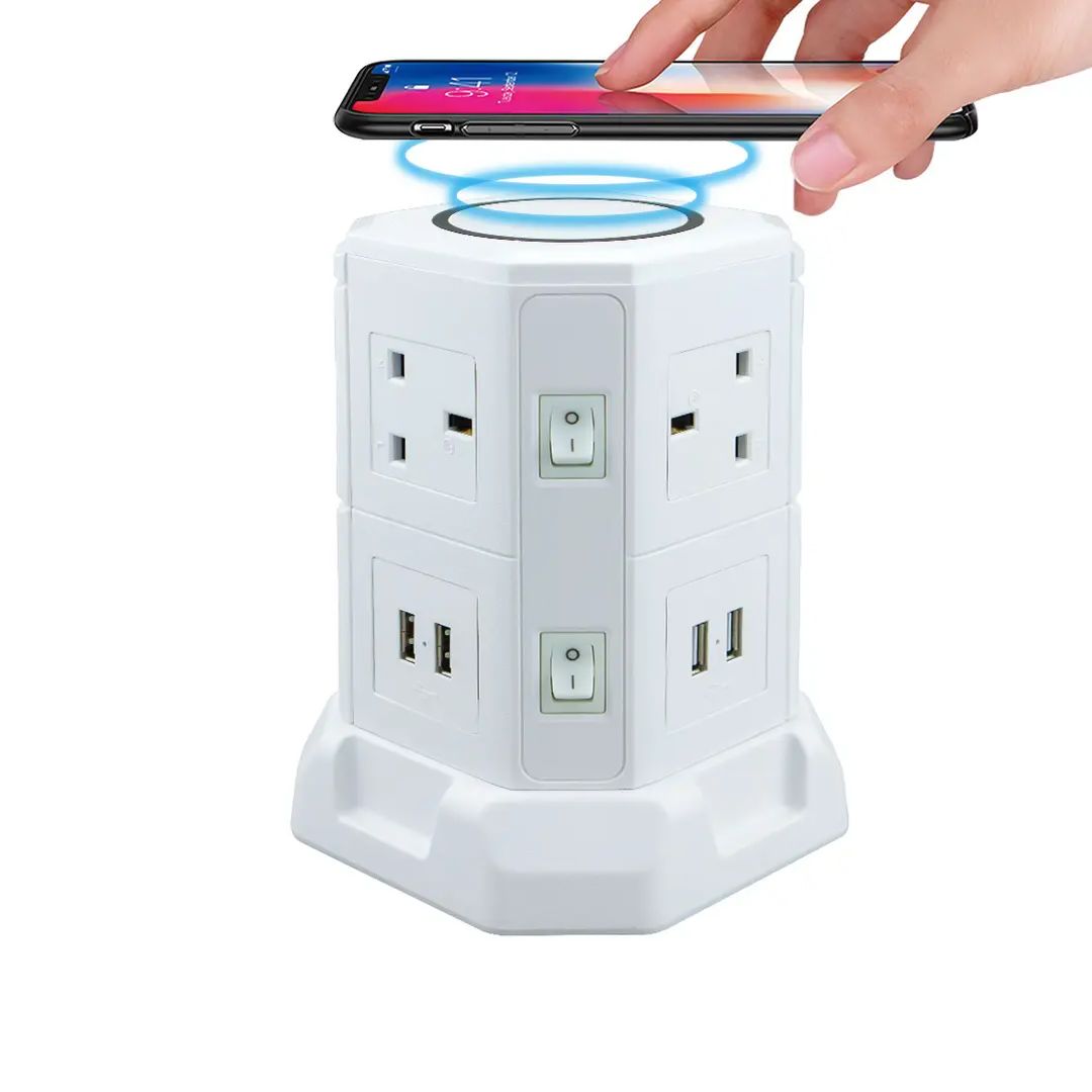 Multiple Power Socket with Wireless Charging A product thumbnail 4