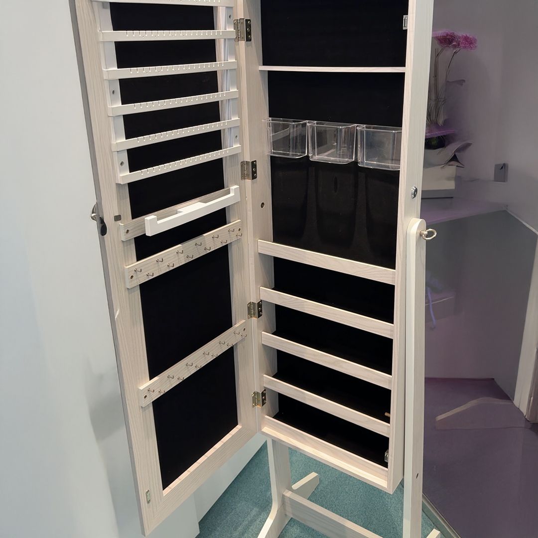 Floor Mirrored Jewelry Cabinet product thumbnail 12